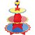 Suporte para Cupcake Colorido WIlton - Imagem 1