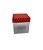 Caixa de Acetato 6,5x6,5x7cm Poá Vermelho e Preto com 8 unidades - Imagem 1