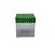 Caixa de Acetato 6,5x6,5x7cm Poá Verde e Branco com 8 unidades - Imagem 1