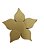 Forminha Girassol 9,5cm Cintilante Ouro - Imagem 1
