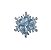 Floco Neve Mini Azul com 10 unidades - Imagem 1