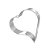 Aro Cortador de Coração Grande em Aço Inox 28x5cm - Imagem 4