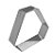 Aro Cortador de Triângulo Cortado em Aço Inox 20x5cm - Imagem 4