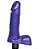 Pênis Realístico Neon 20cm Com Glande Exposta E Vibrador - Imagem 2