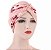 Turbante floral - rosa - Imagem 1