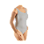 Braçadeira de malha plana Esprit com faixa de silicone - Medi - Imagem 1