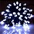 Cordão 100 Leds 127V Fixo 10m Luzinhas Natal Branco Frio - Imagem 3