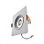 Spot De Embutir Led 7w Quadrado 3000k Luz Branco Quente - Imagem 3