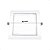 Painel Led 18w Quadrado Branco Embutir Plafon 6500k Luz Frio - Imagem 4