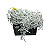 CASCATA 400 LEDS FIXO BQ 110V FIO BRANCO 10M - BRILLIANT - Imagem 1
