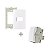 CONJ 1 INTERRUPTOR SIMPLES 4X2 10A SLEEK BRANCO - MARGIRIUS - Imagem 4