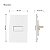 CONJ 1 INTERRUPTOR SIMPLES 4X2 10A SLEEK BRANCO - MARGIRIUS - Imagem 3