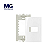 CONJ PLACA 4X2 P/ 1 MODULO HORIZ SLEEK BRANCO - MARGIRIUS - Imagem 3