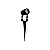 ESPETO COB P/ JARDIM 3W 3.0K BIV 210LM - OPUS - Imagem 1