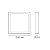 Painel De Led Sobrepor Quadrado 24w 6.5k - Opus - Imagem 5