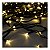 Cordão 10m 100 Leds Natal Prova D'água Branco Quente 220v - Imagem 2