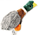 Pato de Pelúcia com Apito e Enchimento - Imagem 1