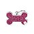 Plaquinha Shine Osso Grande Glitter Rosa | Ganhe a Gravação - Imagem 1