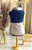 Colete Azul com Bege - Imagem 1