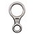 Freio Oito de Aço Inox 40kn USClimb - Imagem 1