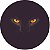 Capa Personalizada para Estepe Ecosport Crossfox Felino Gato Preto Olhos Amarelos - Imagem 1