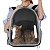 Mochila Astronauta com Visor Panorâmico Lorben Bolsa Pet Cachorro Gato - Imagem 3