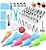 Kit Confeiteiro Lorben Completo com 72 Peças com Maleta Bolo Cupcake Doces - Imagem 1