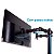 Suporte Duplo para 2 Monitores Lorben TV Aço Mesa Furação VESA com Ajuste de Articulação e Altura - Imagem 4