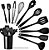 Kit com 10 Peças Utensílios de Cozinha Lorben Antiaderente Aço Inox Silicone - Imagem 5