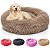 Caminha Nuvem Pet Lorben Redonda Pelúcia Cachorros Gatos Tamanho G 60x60cm - Imagem 1