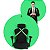 Fundo Fotográfico Chroma Key Verde Lorben Portátil Diâmetro 137 cm com Bolsa - Imagem 1