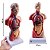 Modelo Anatômico Torso Humano Assexuado e Órgãos 26cm 15 Partes com Suporte Lorben - Imagem 2