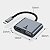 Cabo Adaptador 4 em 1 Lorben Tipo C USB 3.0 HDMI VGA Vídeo Áudio 1080p - Imagem 2