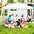 Tenda Gazebo Lorben Barraca Camping Praia Piscina Eventos 2,9m x 2,9m - Imagem 8