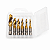 Kit 6 Brocas 3 em 1 Lorben Faz Rosca Chanfra Perfura HSS M3/M4/M5/M6/M8/M10 - Imagem 2