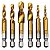Kit 6 Brocas 3 em 1 Lorben Faz Rosca Chanfra Perfura HSS M3/M4/M5/M6/M8/M10 - Imagem 1