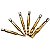 Kit 6 Brocas 3 em 1 Lorben Faz Rosca Chanfra Perfura HSS M3/M4/M5/M6/M8/M10 - Imagem 5