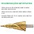 Broca Escalonada Lorben Espiral Profissional de 4 à 32 mm Aço Rápido Titânio - Imagem 10