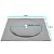 Ralo Click Inteligente Lorben para Banheiro 15cm Aço Inox - Imagem 2
