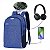 Mochila Notebook com Cadeado Anti Furto Lorben Saída Cabo Auxiliar USB Fone Ouvido - Imagem 5