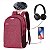 Mochila Notebook com Cadeado Anti Furto Lorben Saída Cabo Auxiliar USB Fone Ouvido - Imagem 4