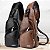 Bolsa Masculina Transversal Pequena em PU Lorben Saída Cabo USB Fone - Imagem 1
