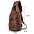 Bolsa Masculina Transversal Pequena em PU Lorben Saída Cabo USB Fone - Imagem 2