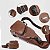 Bolsa Masculina Transversal Pequena em PU Lorben Saída Cabo USB Fone - Imagem 5