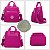 Bolsa Mochila Feminina Lorben com Alça Removível Transversal Ombro - Imagem 4