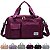 Bolsa Mala com Porta Tênis Lorben Impermeável Unissex Alça Regulável Academia Viagem - Imagem 1