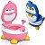 Troninho Lorben Infantil Desfralde Penico Portátil Pinguim - Imagem 1