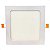 Plafon Painel LED Quadrado Recuado Embutir 17x17cm 15W 7000k Lorben - Imagem 6