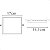 Plafon Painel LED Quadrado Recuado Embutir 17x17cm 15W 7000k Lorben - Imagem 3