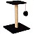 Arranhador para Gatos Lorben Pet Quadrado Poste Sisal com Brinquedo Pompom Pelúcia Guizo - Imagem 2